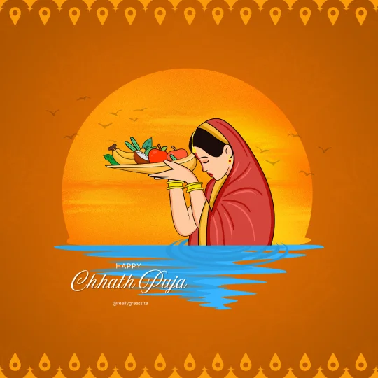 Happy Chhath Puja Wishes, SMS, Status, Images In Hindi 2024